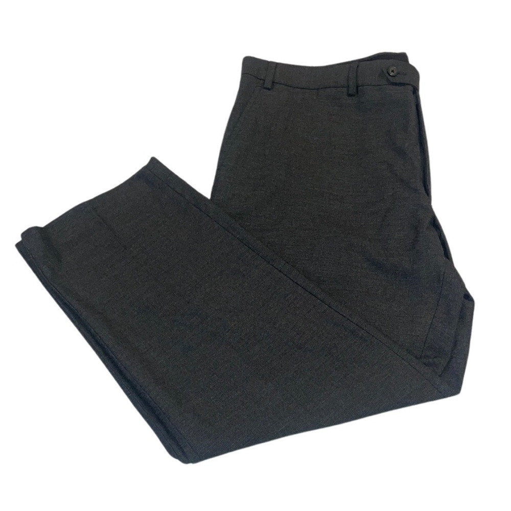 Greg Norman Collection Gray Dress Pants Flat Front